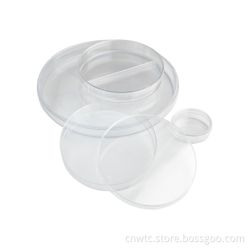Disposable 90x15 Petri Dish with Two Sections: Lab Supply Product